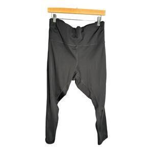 All in Motion Black High Waist Cropped Workout Leggings Pockets 2X